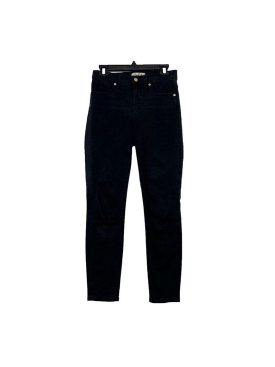 Madewell Denim - Madewell 9" Mid rise Skinny Jeans Stretch Boho Sz 27 Black
